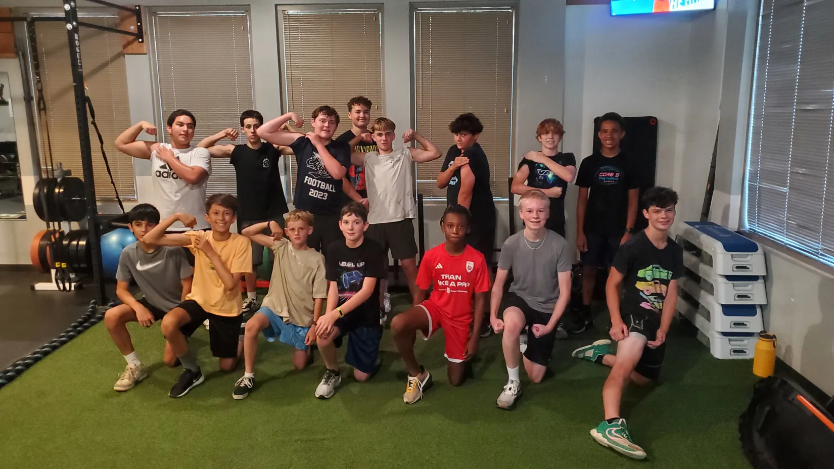 Phoenix Sports Performance athletes inside training facility